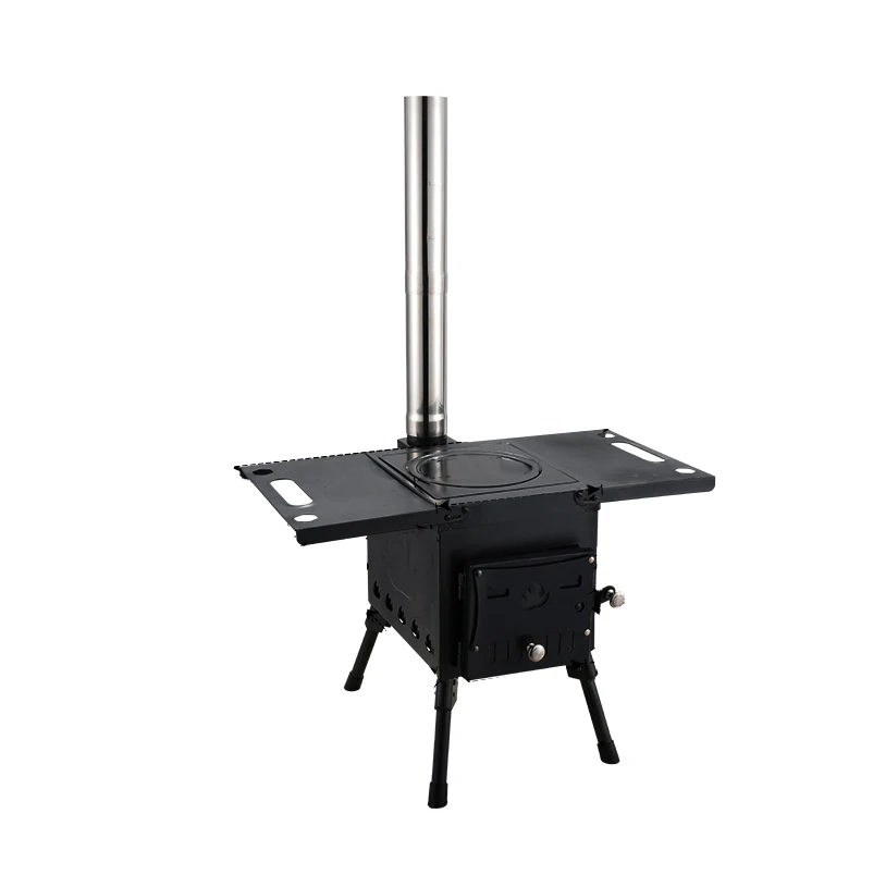 

Home And Camping Stove Portable Folding Stainless Steel Stove Wood Burning Stove Lightweight,Compact,