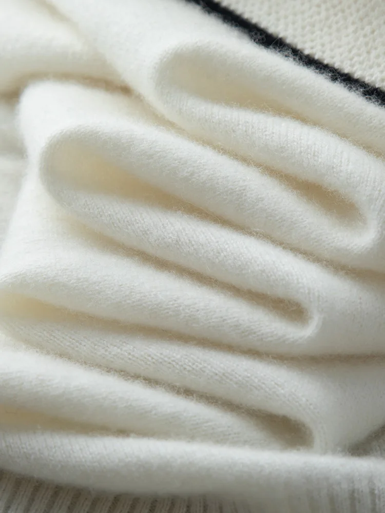 Мужская кашемировая футболка-поло с коротким рукавом