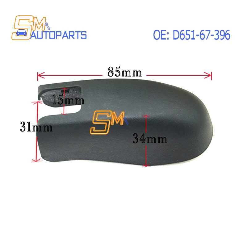 

Hot Sale Rear Window Wiper Arm Nut Cover Cap D651-67-396 D65167396 For Mazda 2 2008-2015