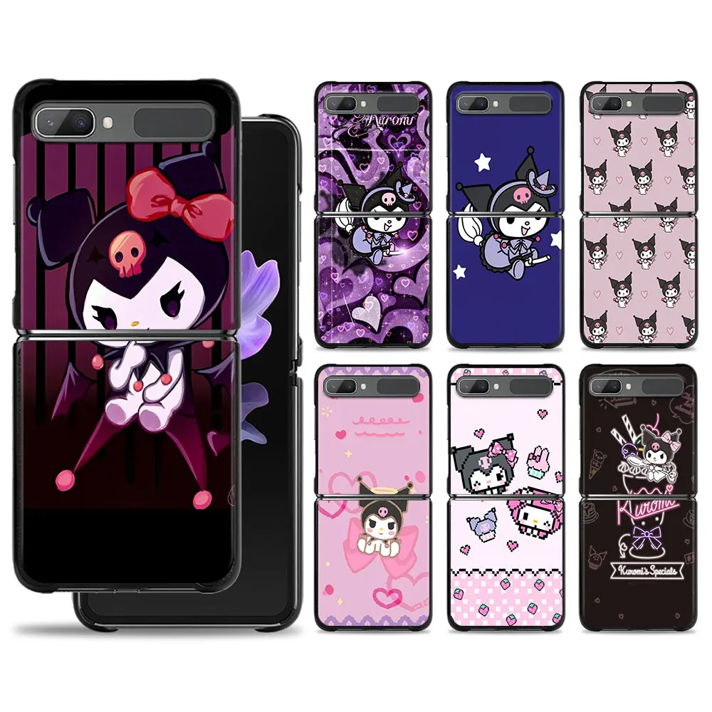 

Hello Kitty kuromi Phone Case For Samsung Galaxy Z Flip Z Flip3 5G Z Flip4 Hard PC Matte Shell