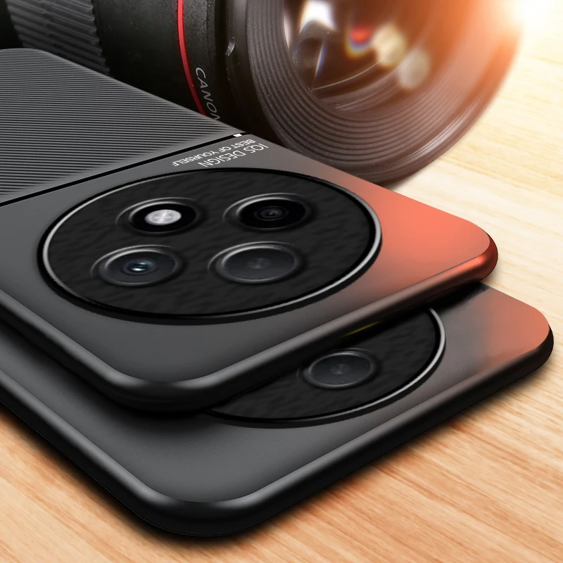 Чехол для OPPO Reno 12F кожаная текстура Магнитный Тонкий матовый чехол Reno12F 12 F