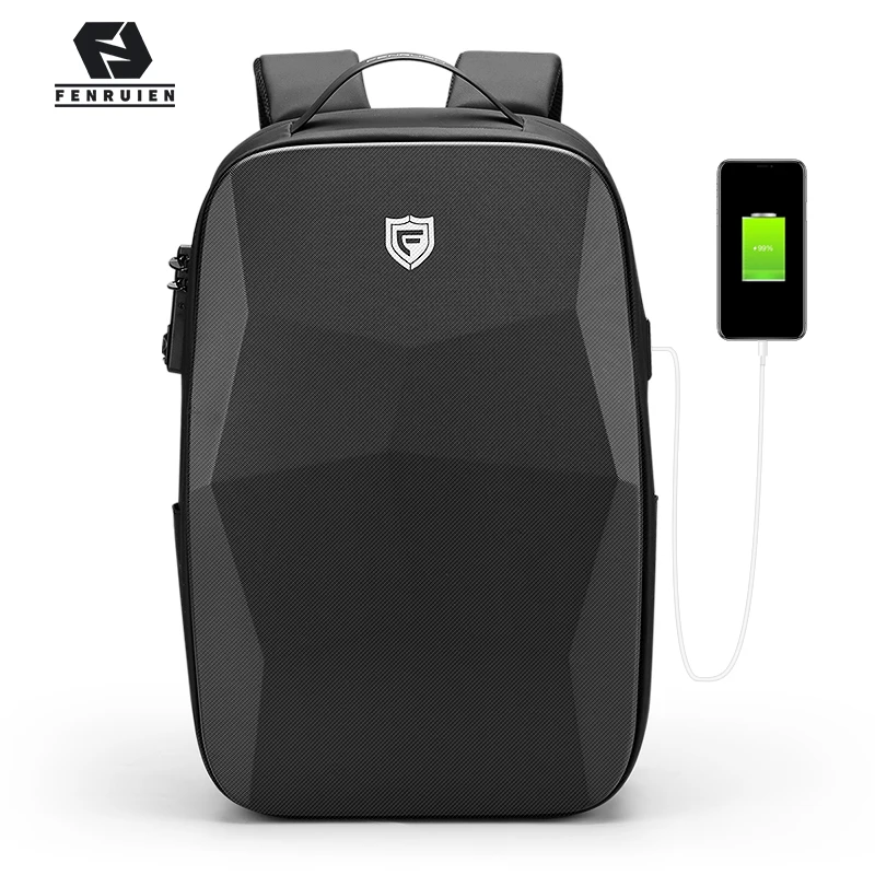 Fenruien Multifunction Men's Backpack 17.3 Inch Laptop Backpacks Anti-Theft Waterproof Business Backpacks Travel Bags 2021 New
