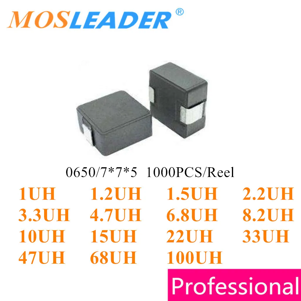 Mosleader 1000 шт. 0650 7x7x5 1UH 1.2UH 1.52.2uh 3.3UH 4.7UH 6.8UH 8.2UH 10UH 22UH 33UH 47UH 68UH 100UH 7*7*5 индуктор