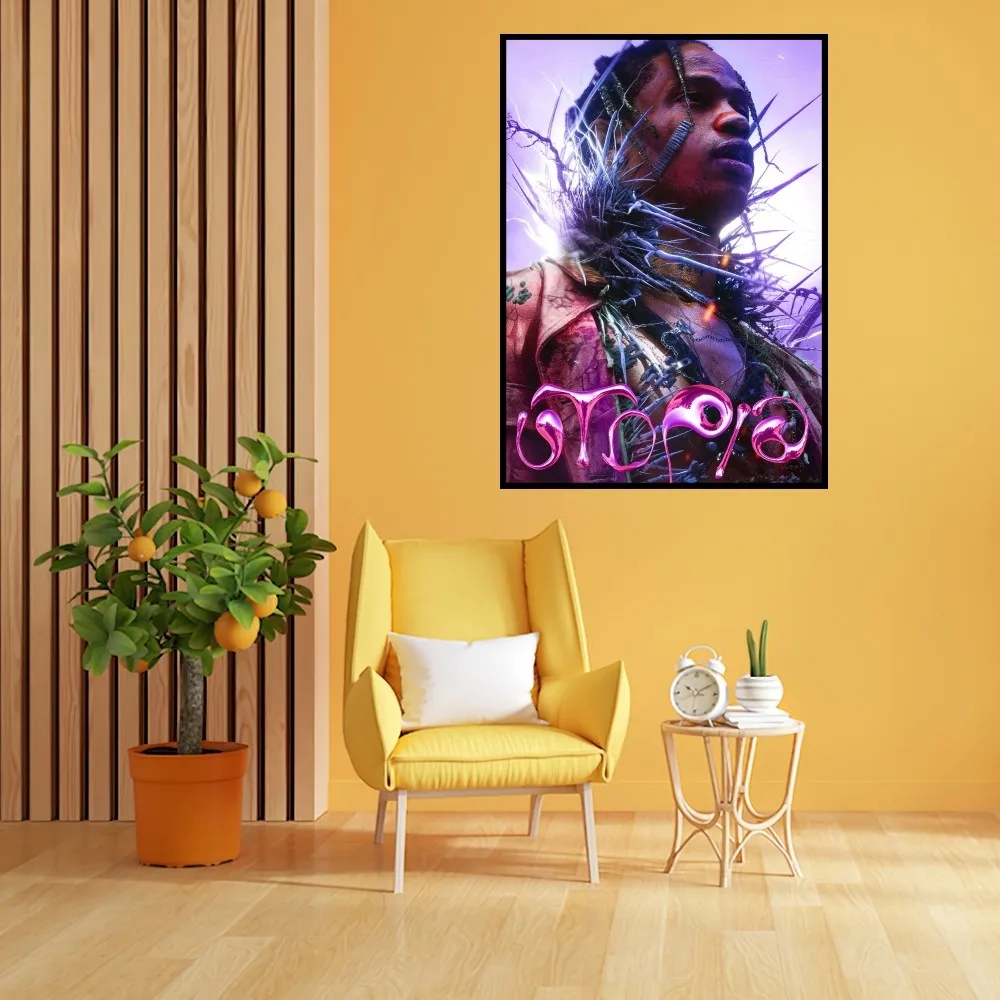 Настенный постер с принтом рапера Тревиса Скотта утопии украшение для спальни