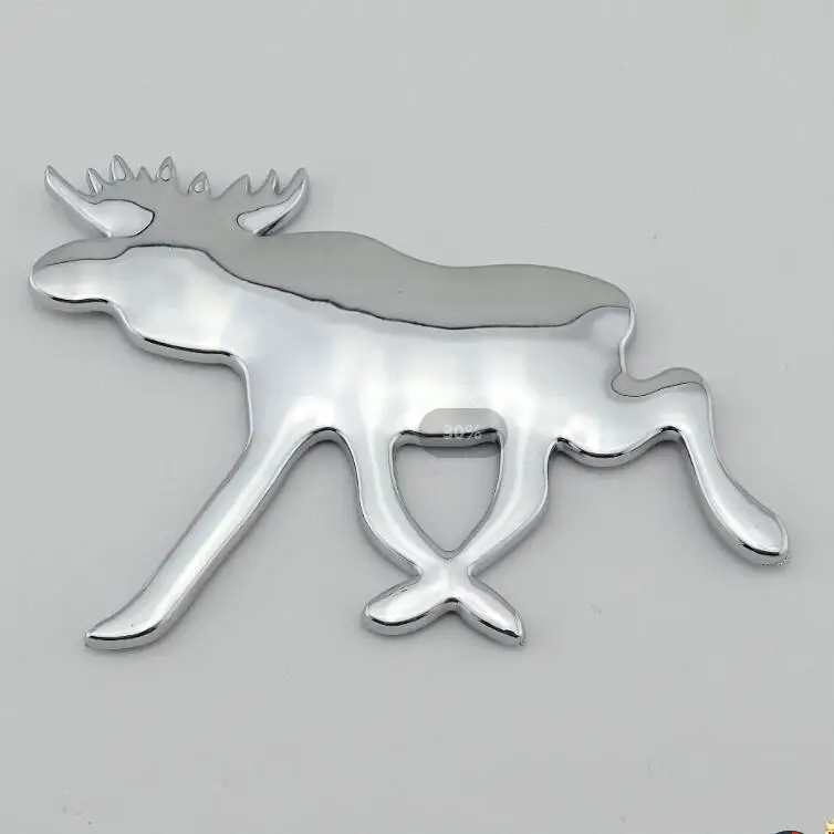 

Accessoive voiture arnime car decoration 3D moose car stickers and decals elk stickers for car