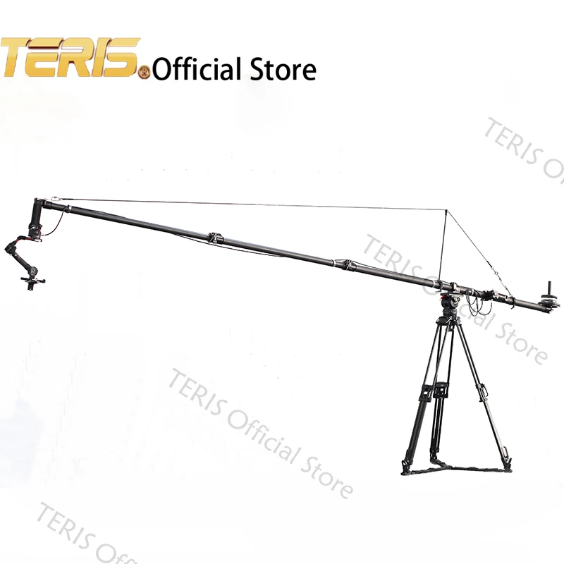 TERIS JQ50-II 5 Meter Carbon Fiber Professional mini DSLR Video Camera Jib Crane Arm Mini Crane Jib For Video Camera Shooting
