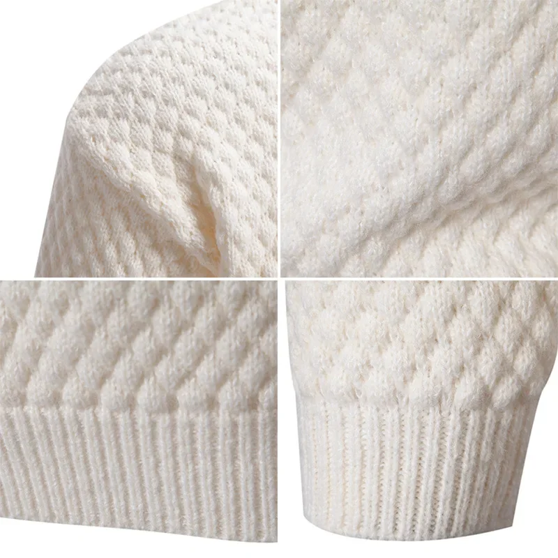 Модный клетчатый свитер-поло с кукурузным зерном/черепаховый свитер вязаный топ