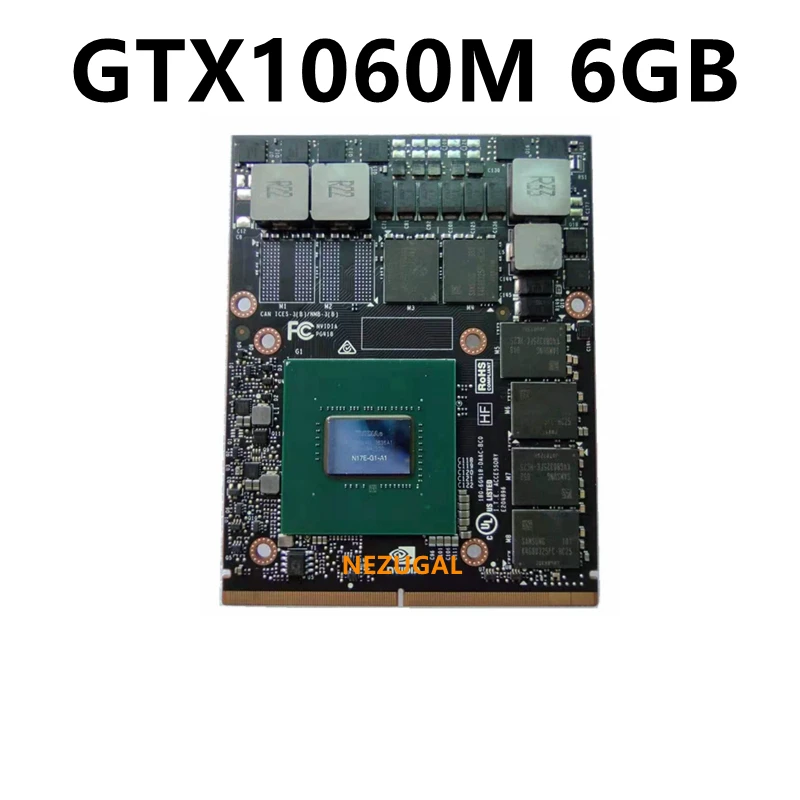 GTX 1060M 6GB N17E-G1-A1 Graphics Card For MSI GT70 GT72 For Dell Alienware M18X R3 /HP/MSI/Clevo Laptop MXM GTX1060M Video card