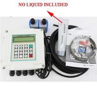 tuf 2000sw ultrasonic wall mounted clamp on flow meter digital flowmeter with small size ts 2 transducer dn15 100mm