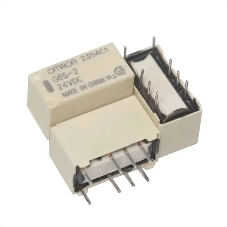 【10-1 шт.】Реле G6S-2-3VDC G6S-2-5VDC G6S-2-12VDC G6S-2-24VDC DC 3 В 5 12 24 Реле 8 контактов постоянного тока