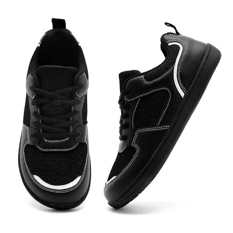 Мужская прогулочная обувь босиком дышащая удобная с широким носком повседневные