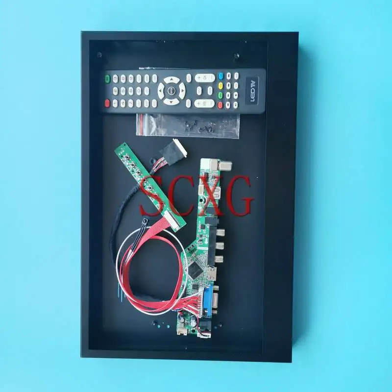 

Analog TV Controller Board+Metal Case Fit LP133WH2-TLL1/TLL3/TLM4/TLN4 LVDS 40-Pin HDMI-Compatible Kit VGA USB RF 13.3" 1366*768