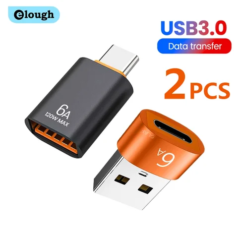 Адаптер Elough USB 3.0 к типу C OTG типа C «папа» на USB «мама» для ноутбука Xiaomi Samsung USBC Adaptador usb a tipo c