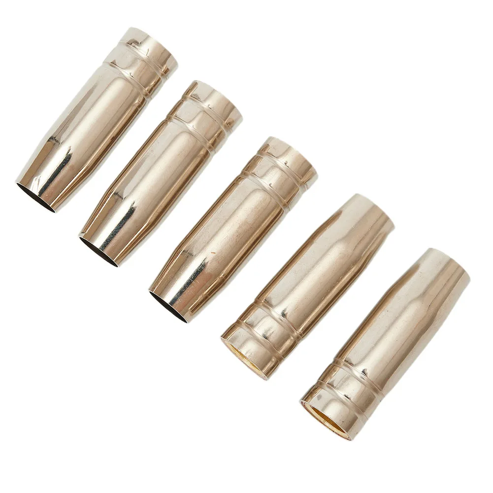 

5pcs Conical Nozzles Shroud Style Welder Welding Welding Torch Accessories Conical Nozzle Durable Gas MIG MB15