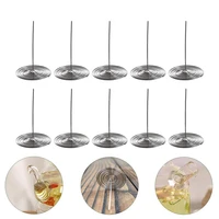 10pcs teapot spout strainer teapot filters stainless steel filters spouts spring strainers