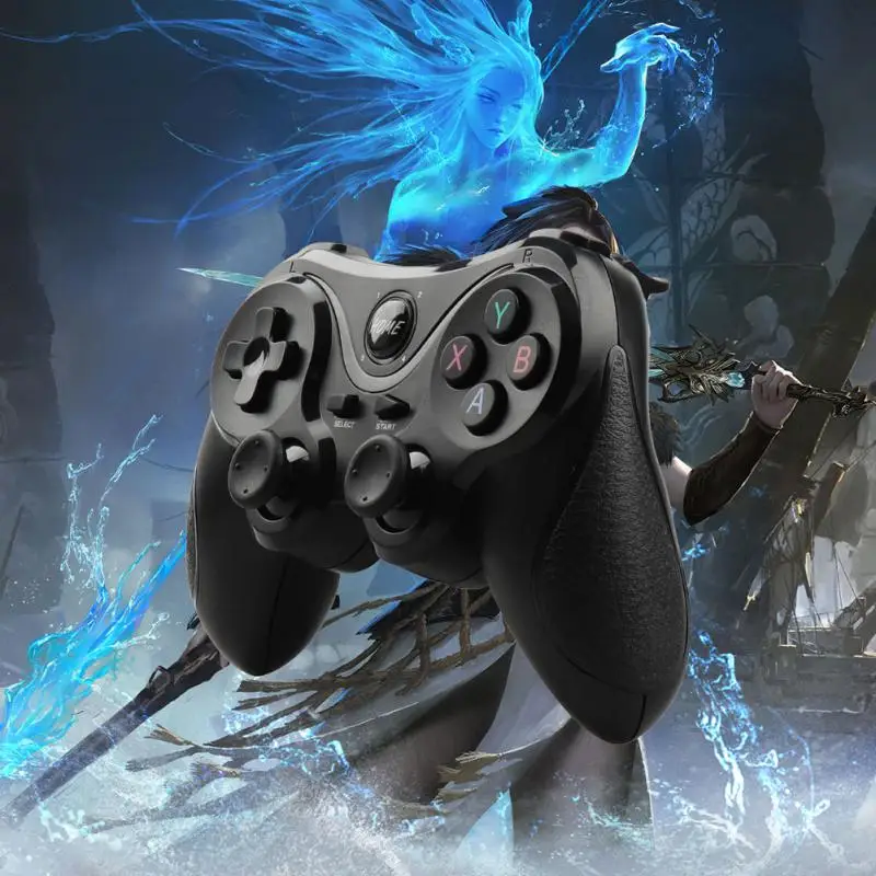 

For Pc Android Iphone Wireless Gamepad Upgraded For Gamers Gamepad Black Multi-platform Compatible Game Console Handle