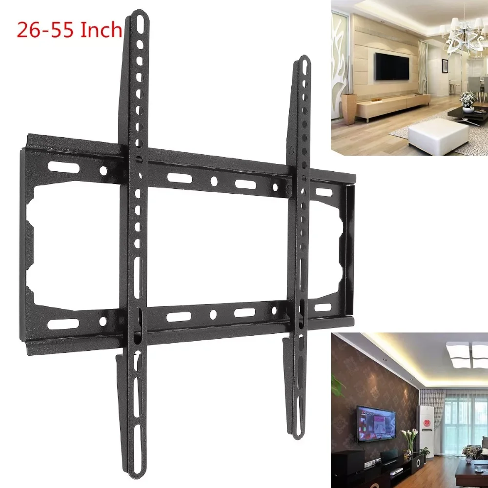 

2pcs Universal convenient 35KG TV Wall Mount Bracket Fixed Flat Panel TV Frame for 26-60 Inch LCD LED Monitor Flat Panel