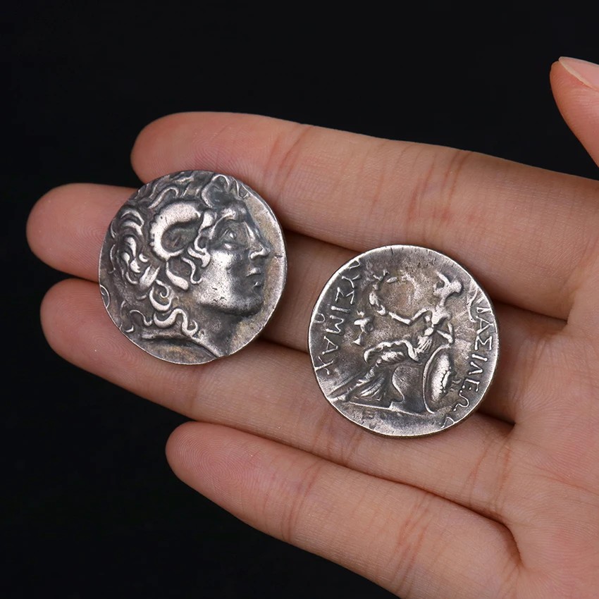 REPLICA 1PC Greek Coin Wanderer  Plated Numismatic Foreign Antique Home Decor Of Decorative Souvenirs Gift