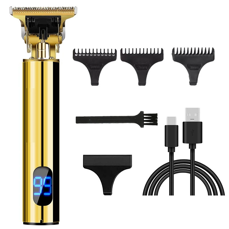

Hair Clippers Men Electric Beard Trimmer Professional Hair Cutting Machine Digital Display Rechargeable Cordless