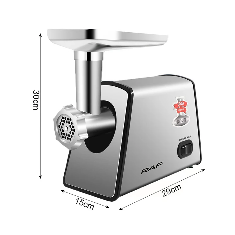 2000W Heavy Duty Powerful Electric Food Processors Kitchen Appliances Sausage Stuffer Meat Chopper Mincer Grinder Machine images - 6
