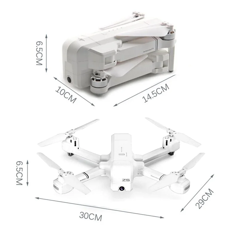 SJRC Z5 RC Drone RTF With 5G WiFi FPV 1080P Camera Profissional Selfie Folding Optical Flow Quadcopter vs XS809 B5W JJPRO X5 F11 |