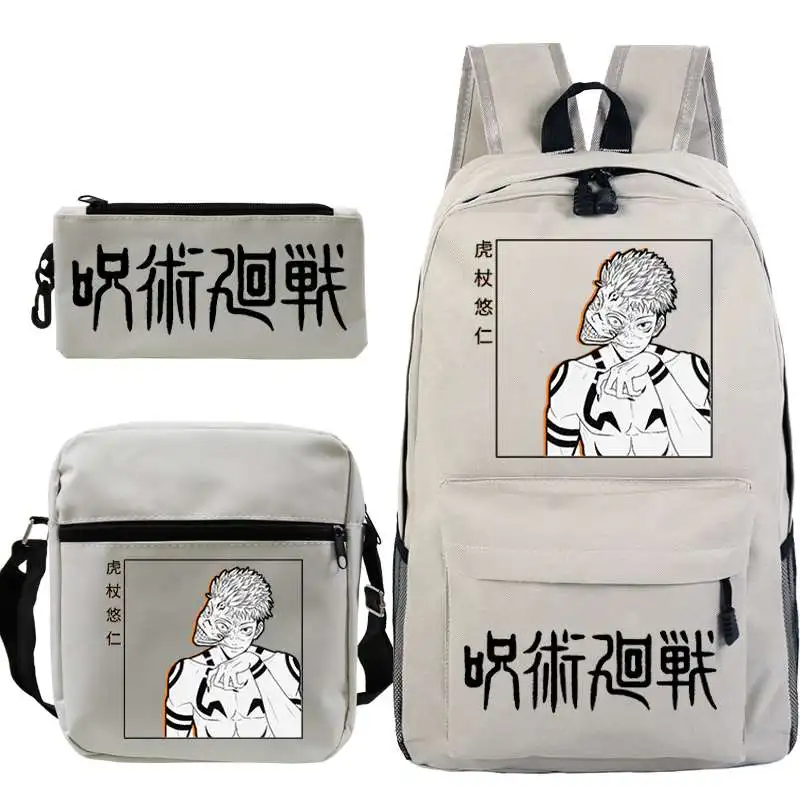 

Anime Jujutsu Kaisen Itadori Yuji Printed Cosplay Backpack School Bag Rucksack for Men Women Teenager Anime Mochila Men Bookbag