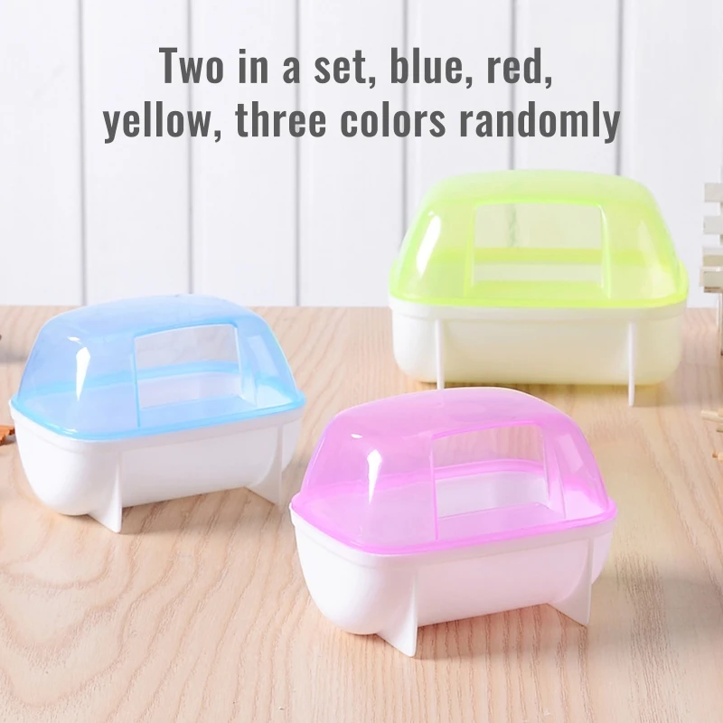 

Пластиковая игрушка для купания в ванну для домашних животных, для хомяка, крысы, большая клетка для ванной, игрушки