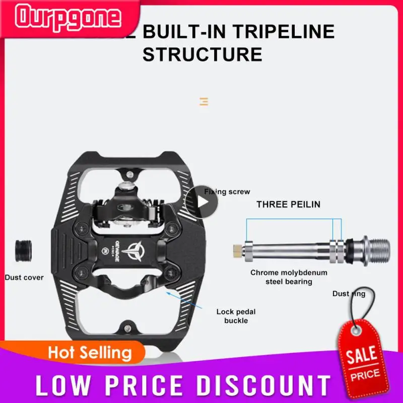 

Aluminum Alloy Sealed Bearings Non-slip Nails Wider Mountain Bike Footboard Riding Equipment Bicycle Pedals Platform Pedals