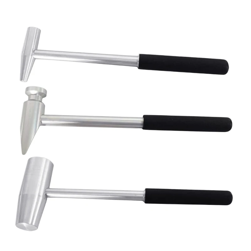 

Car Body Dent Repair Hammer Paintless- Dent Removal Tap Down Tool Aluminum-Alloy Dent Fix Tool Knockdown Tap Down Hammer