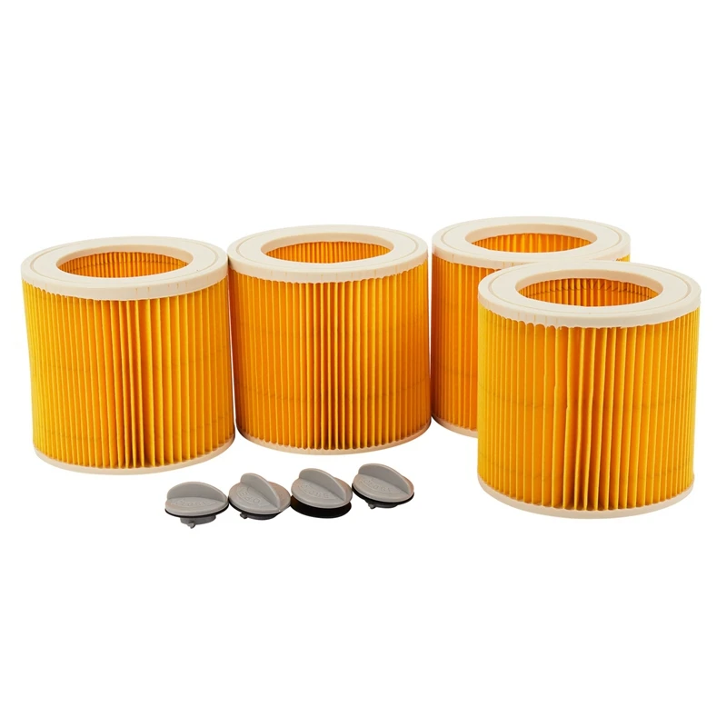 

4Pcs Air Dust Hepa Filter For Karcher Filler 1000 A2200 A3500 A223 WD2.200 WD3.500 Karcher Vacuum Cleaner Parts MV2 MV3 WD3