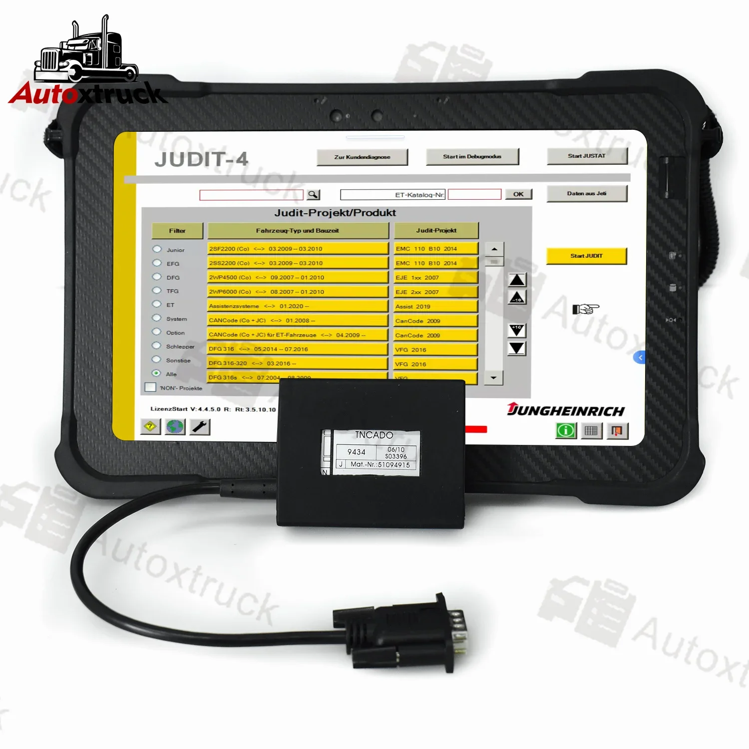 XPlore планшет для Judit Incado Box SH ET Диагностический комплект Jungheinrich JUDIT 4 Forklift