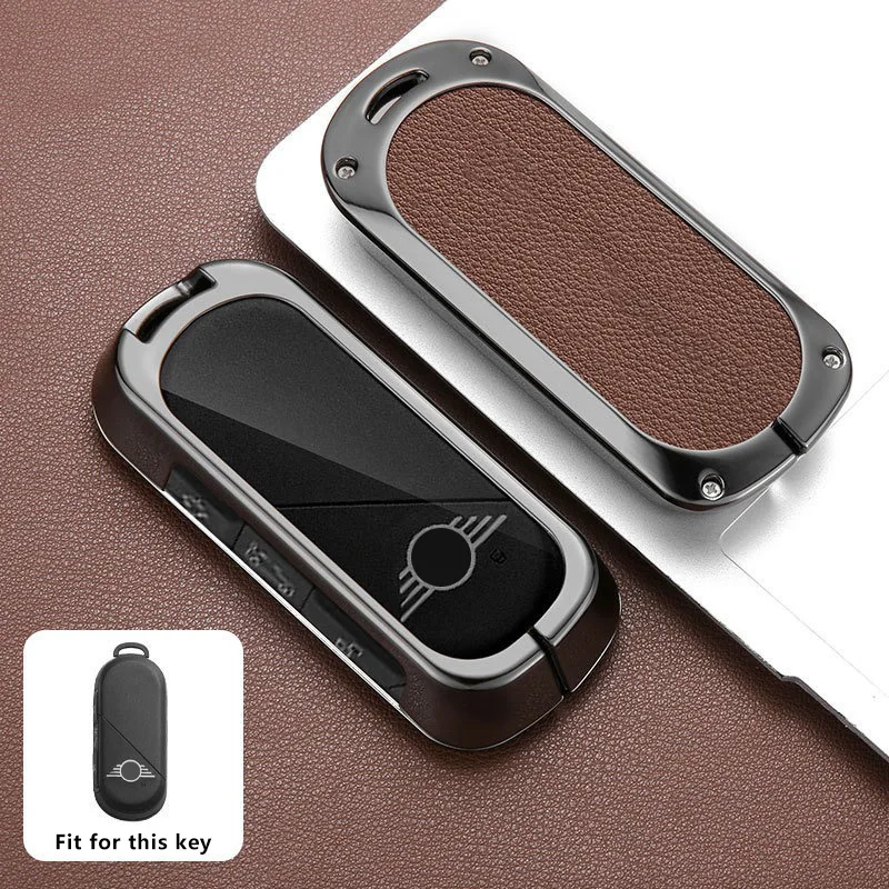 

Чехол для автомобильного ключа из цинкового сплава для Bmw Mini Cooper Countryman One 2023 2024 2025, брелок для ключей с дистанционным управлением, аксессуары