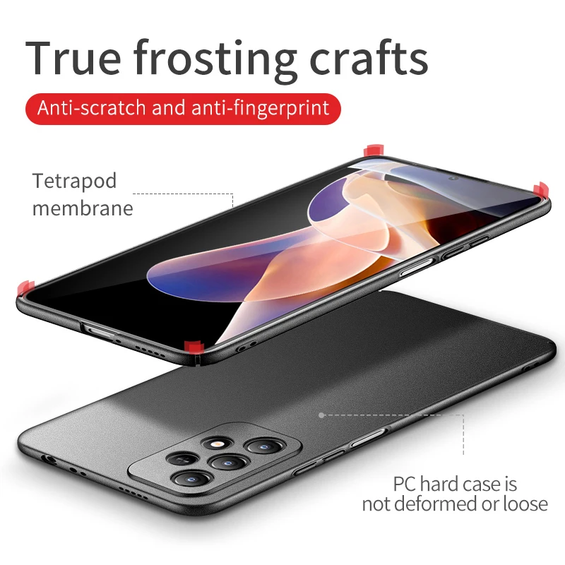For Samsung A52 Case Hard Plastic Ultra Slim Cases For Samsung Galaxy A21s A51 A71 A12 A13 A32 A52s A52 A72 A33 A53 A73 5G Cover