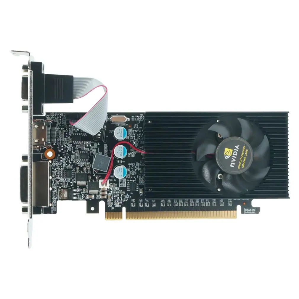 Видеокарта PNY NVIDIA GeForce VCGGT610 XPB 1 ГБ DDR3 SDRAM PCI Express 2 0 Графическая карта - купить по