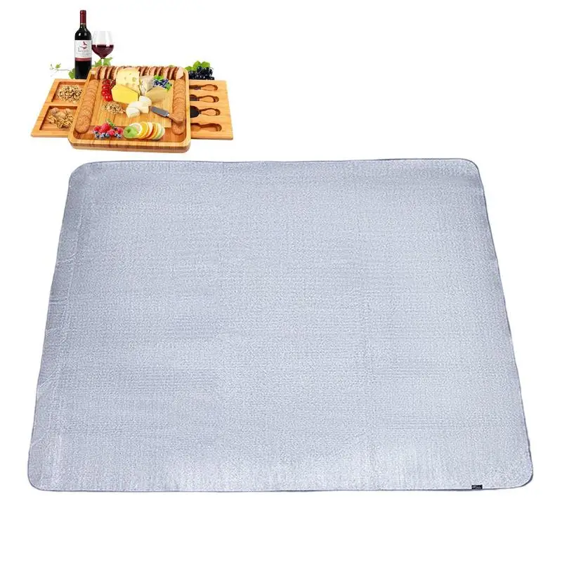 

Picnic Blanket Double Layer Oxidation Resisting Handy Mat Spring Summer Camping Blanket For Camping Park Beach Grass Indoors