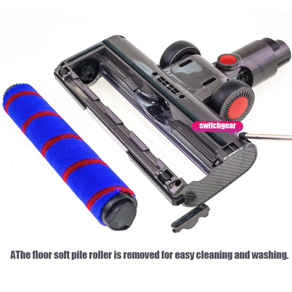 Щетка для пылесосов Dyson V7 V8 V10 V11 V15 запчасти беспроводная палочка роликовая щетка