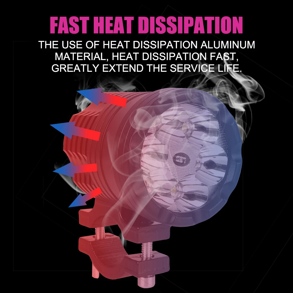 BMW Honda Kawasaki Cafe Racer Вспомогательные Светодиодные Противотуманные Фары Для
