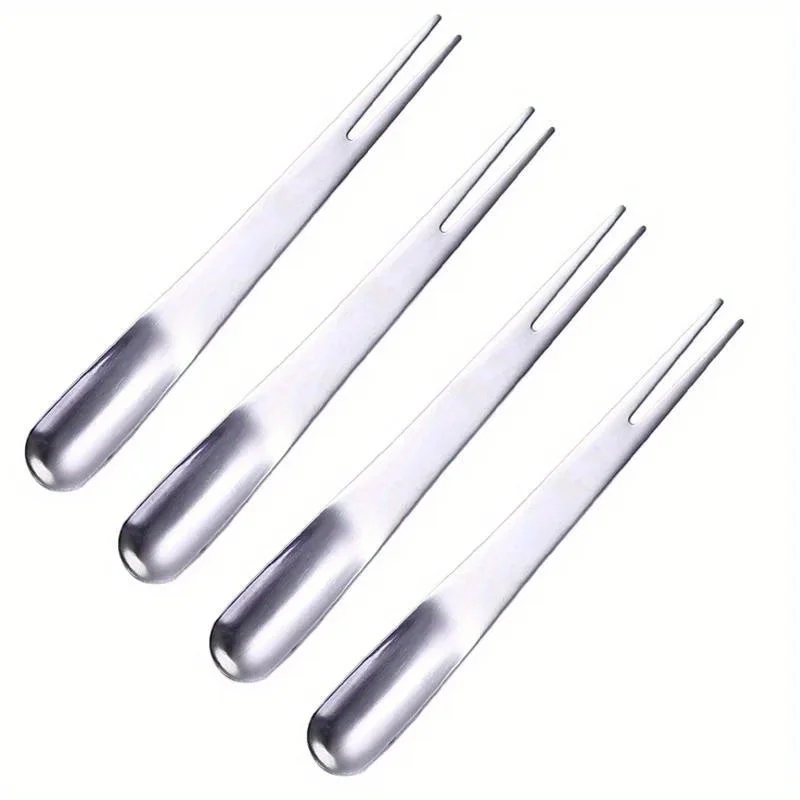 

4 шт./лот, вилка для десерта, ложка из нержавеющей стали, вилки для десерта для торта, салата, кухни, аксессуары для еды Bento