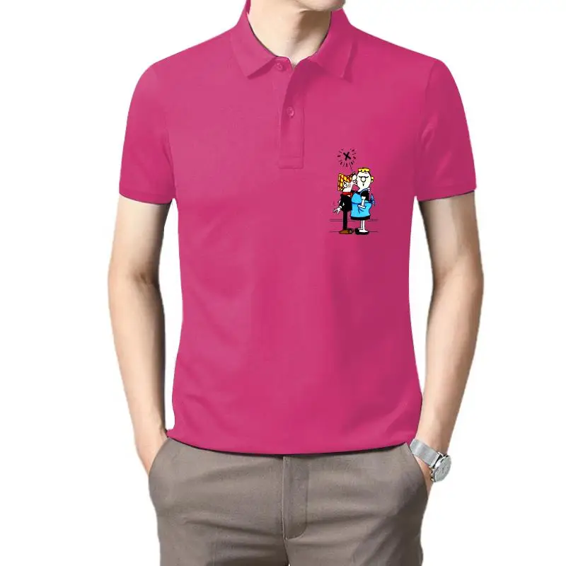 

Golf wear men Shirt Andy Capp Carlo Alice Husband Wife Comic Cult 1 --- polo t shirt for men