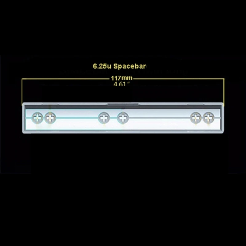 4 клавиши Entre 6 25u колпачки для клавиш с пробелом OEM PBT пятисторонние краской Прямая