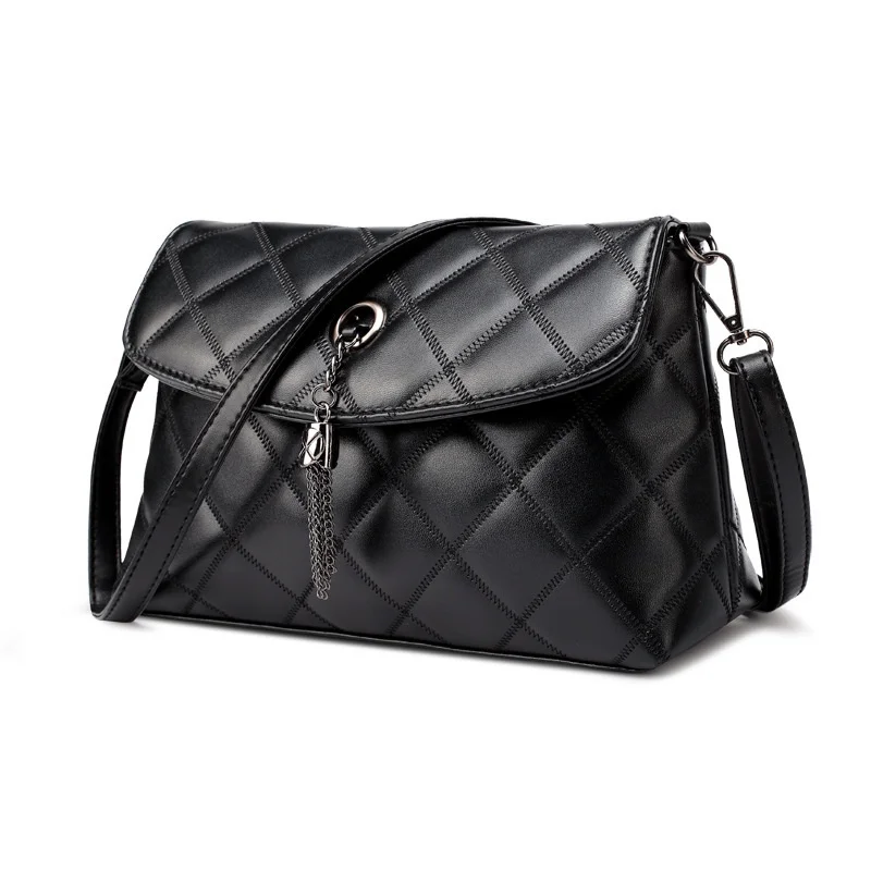 

Модная женская сумка, новинка 2023, популярная Европейская и американская сумка на цепочке с ромбовидным узором, сумка на плечо, дизайнерские сумки