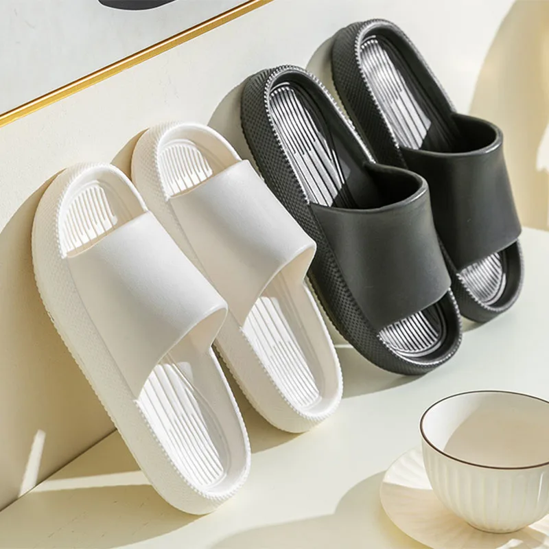 Slippers Summer Home 2023 Bathroom Bath Anti-slip Anti-odour Thick Bottom Couple Eva Sandals Slippers for Unisex