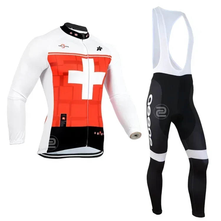 Новый стиль велосипедный трикотаж с длинными рукавами брюки-комбинезон