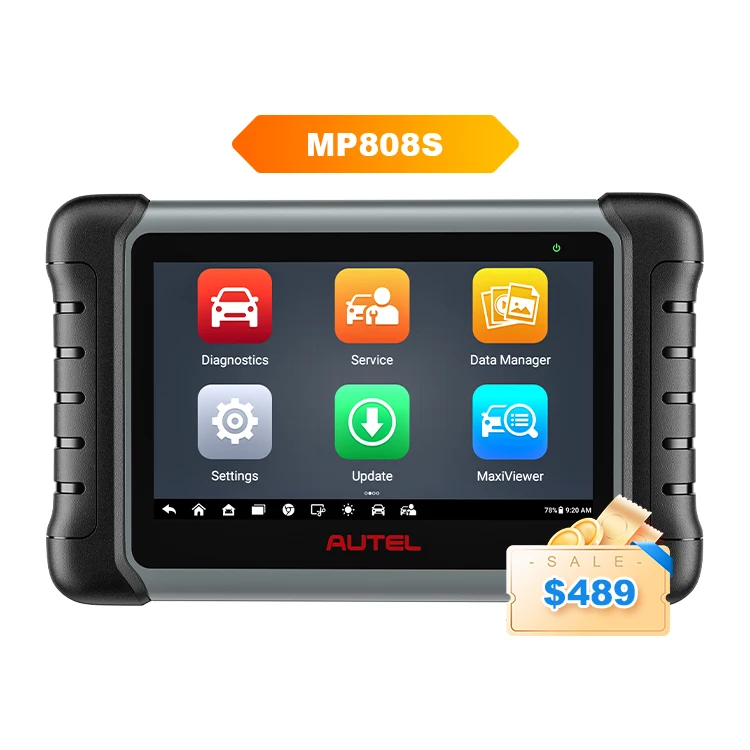 Универсальный Autel Mp808s Mp808 Maxpro Maxipro Mp808k Obd2 Автомобильные устройства Max Escaner Все