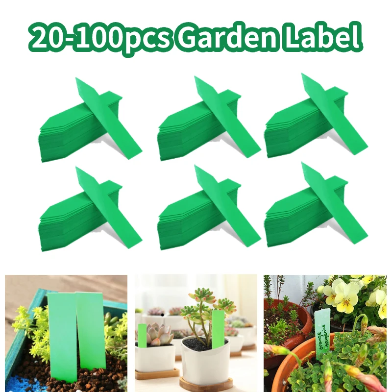 

20-100 шт., пластиковые ярлыки для сада, рассады