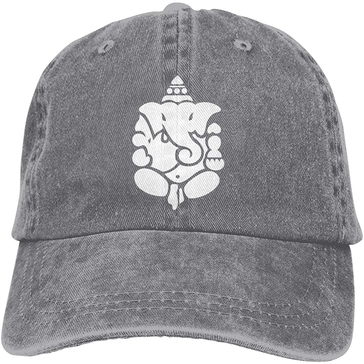

Ganesha Classic Unisex Classic Vintage Washed Denim Hat Adjustable Dad Baseball Cap