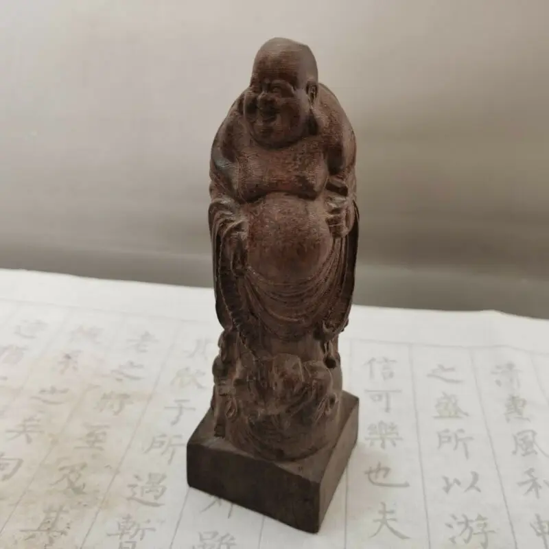 

Chinese Hand Carved Buddha Statues Wood Carving Tripe Buddha Collection Ornaments Statues for Decoration Figurines