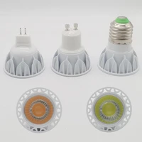 10pcs gu10 led e27 lamp spotlight bulb 110v 220v mr16 spot light 50w halogen replacement 12v 6w high brightness warm white 6000k