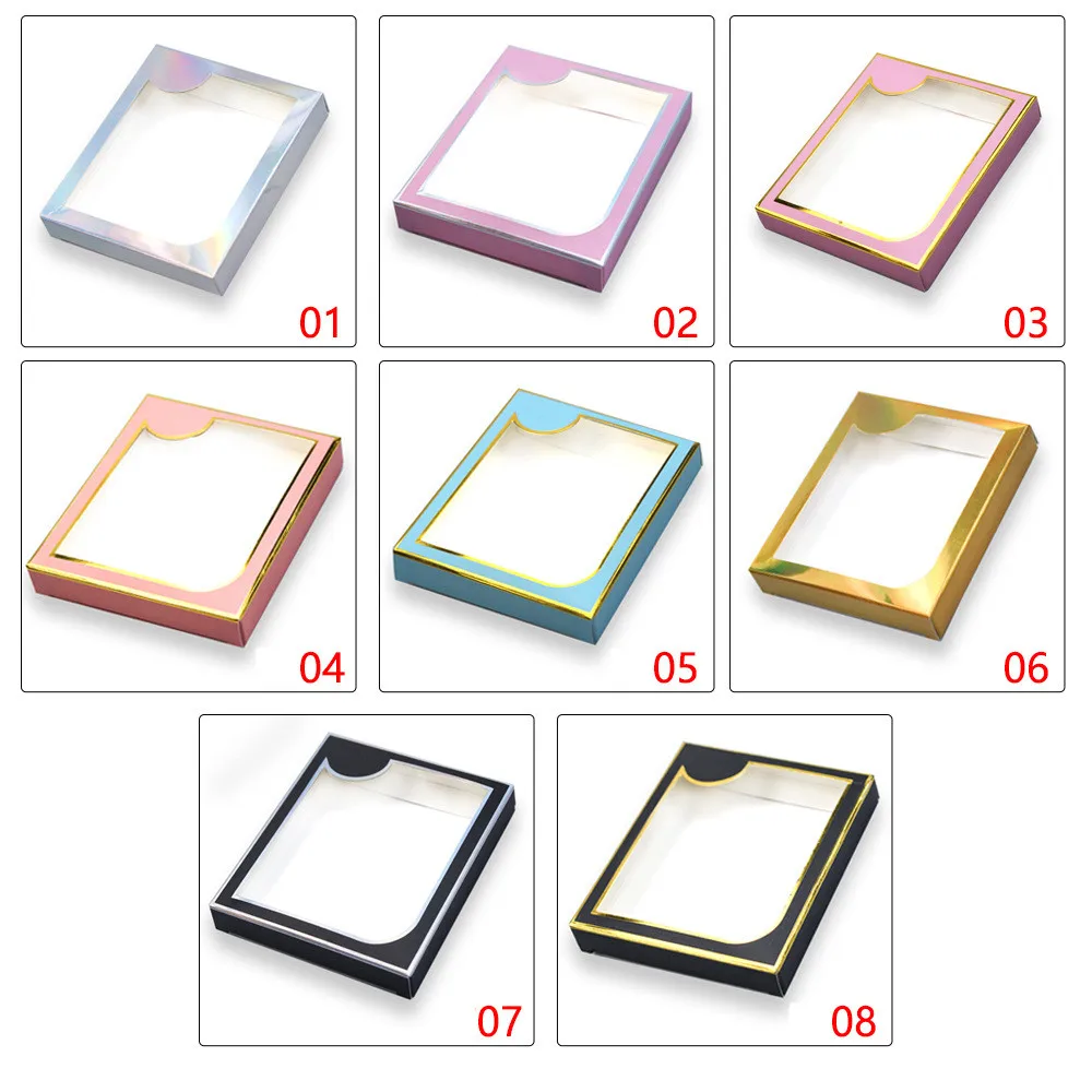 Коробка для хранения ресниц норковая 5D 25 мм пустая упаковка с лотком оптовая