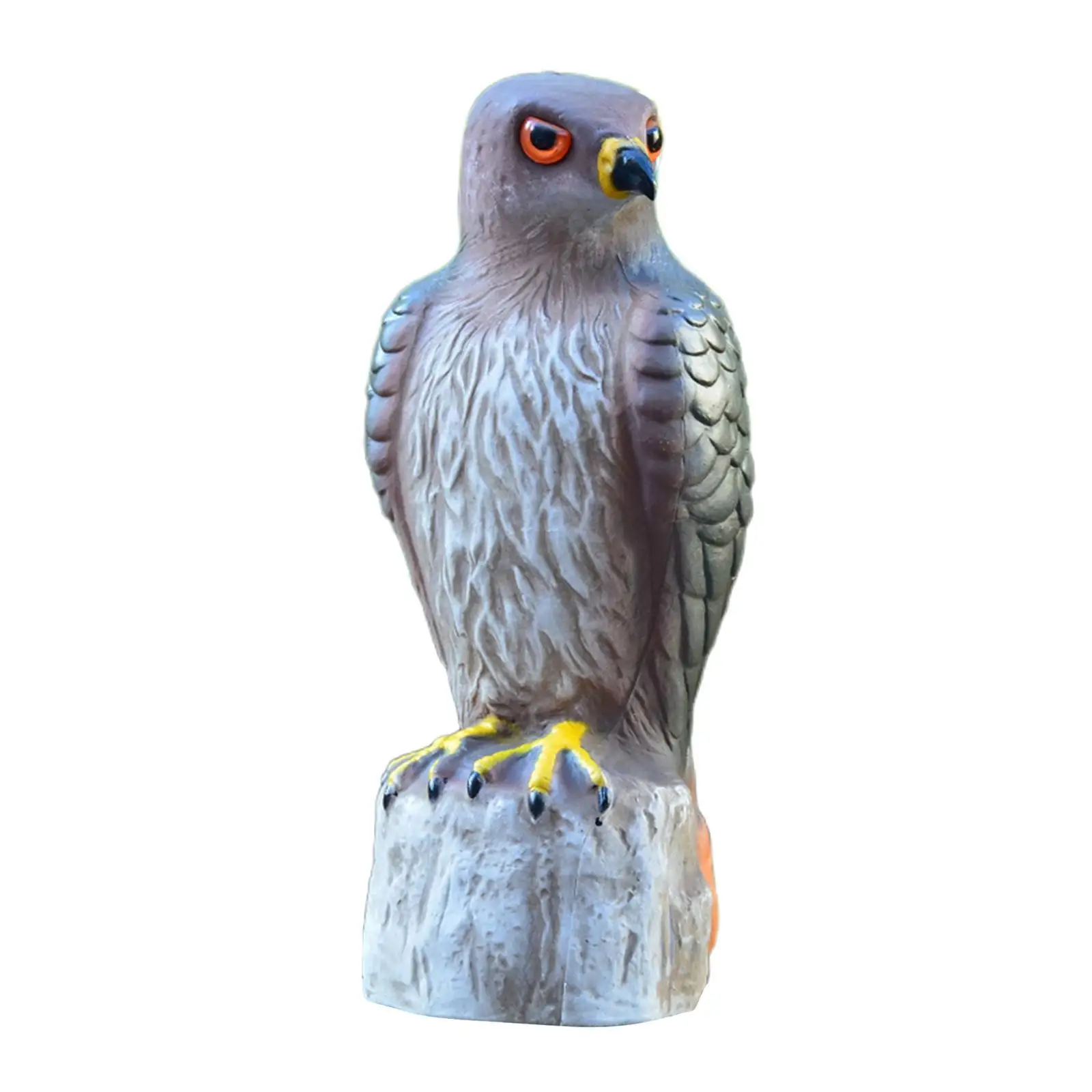 

Fake Hawk Decoy Statue Yard Garden Ornamental Outdoor Deterrent Pest Help
